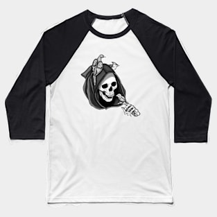 Not So Grim Reaper Baseball T-Shirt